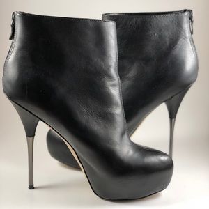 ALDO High-Heeled Leather Stiletto Booties
